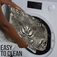 African Zebra Elephant Skin Pattern Bathroom Set