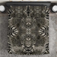 African Zebra Elephant Skin Pattern Bedding Set