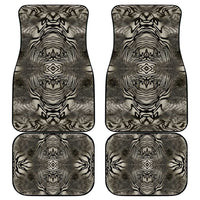 African Zebra Elephant Skin Pattern Car Mats