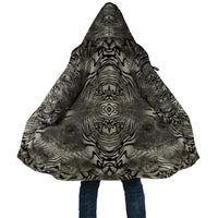 African Zebra Elephant Skin Pattern Cloak