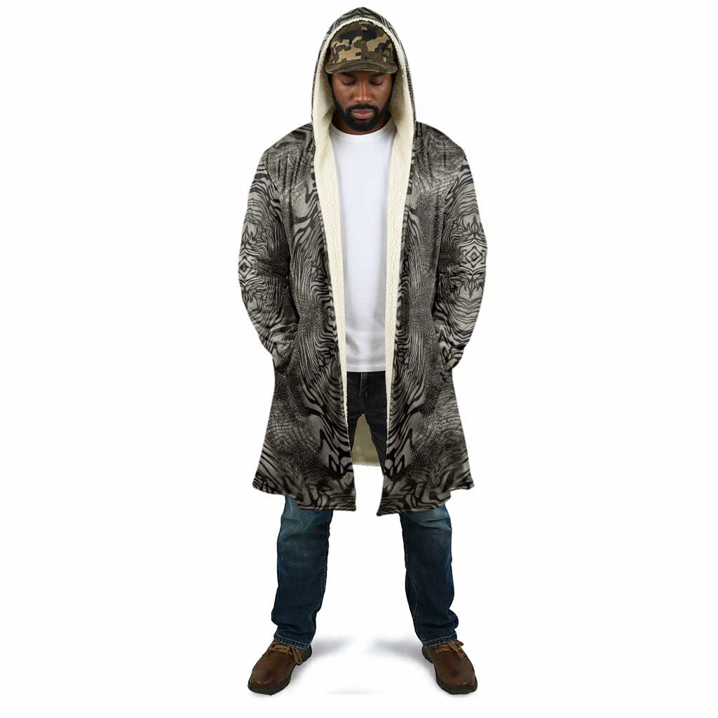 African Zebra Elephant Skin Pattern Cloak