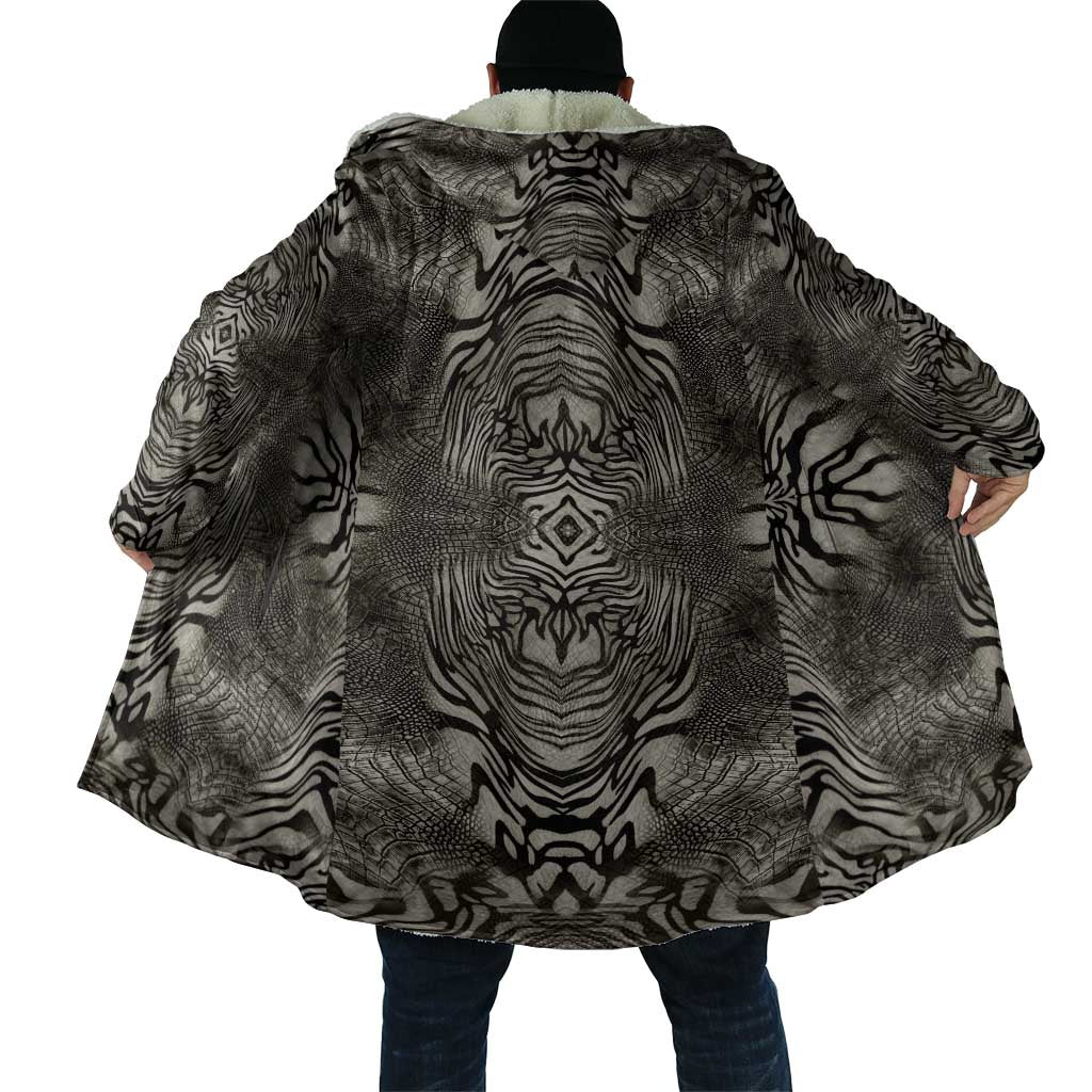 African Zebra Elephant Skin Pattern Cloak