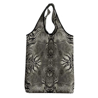 African Zebra Elephant Skin Pattern Grocery Bag