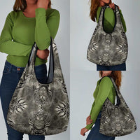 African Zebra Elephant Skin Pattern Grocery Bag