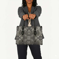 African Zebra Elephant Skin Pattern Leather Bag