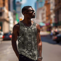 African Zebra Elephant Skin Pattern Men Tank Top