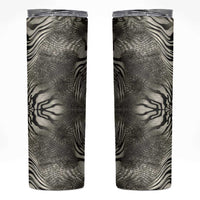 African Zebra Elephant Skin Pattern Skinny Tumbler