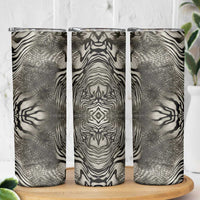African Zebra Elephant Skin Pattern Skinny Tumbler