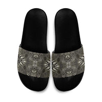 African Zebra Elephant Skin Pattern Slide Sandals