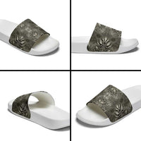 African Zebra Elephant Skin Pattern Slide Sandals