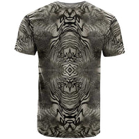 African Zebra Elephant Skin Pattern T shirt