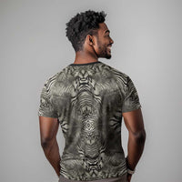 African Zebra Elephant Skin Pattern T shirt