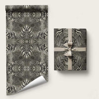 African Zebra Elephant Skin Pattern Wrapping Paper