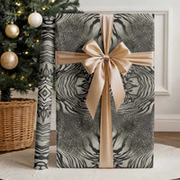 African Zebra Elephant Skin Pattern Wrapping Paper