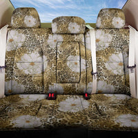 African Leopard Floral Pattern Back Car Seat Cover Savannah Gold