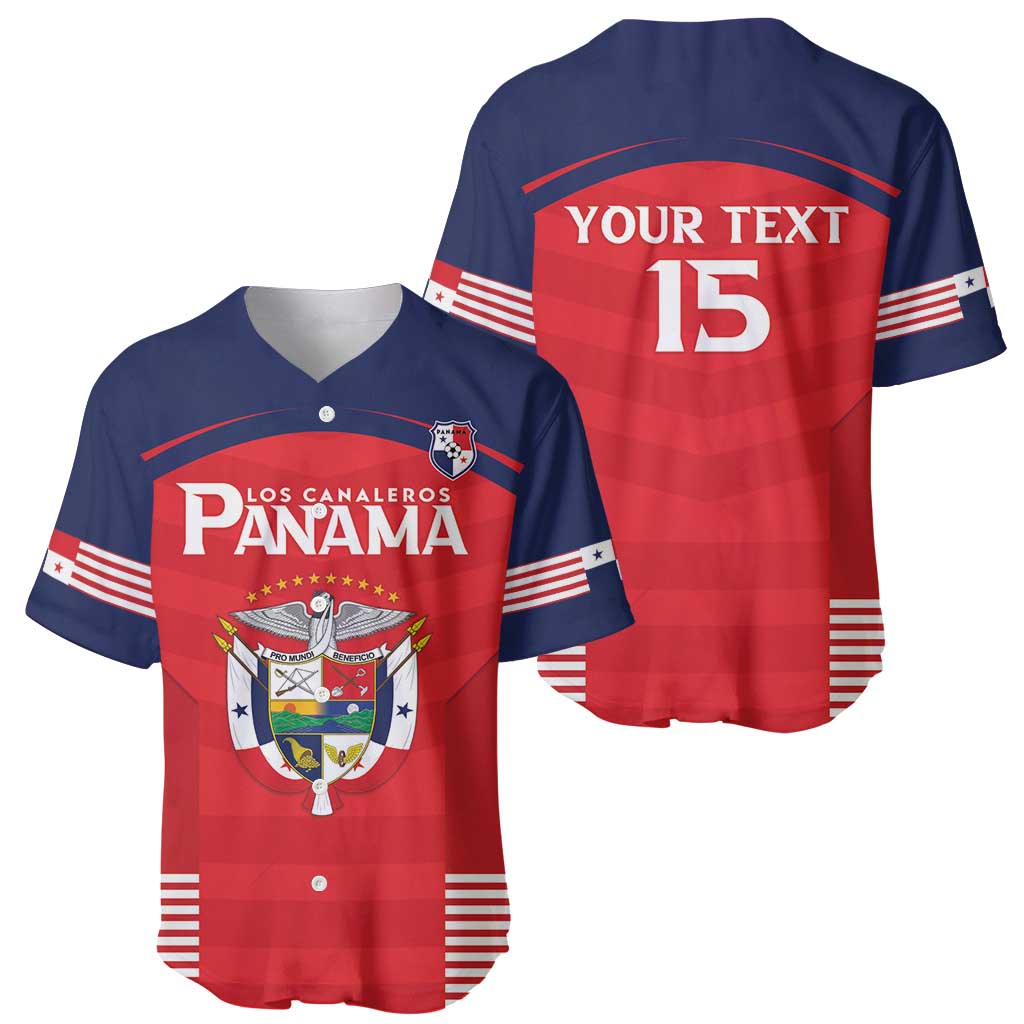 Custom Panama Football Baseball Jersey Go Los Canaleros Go