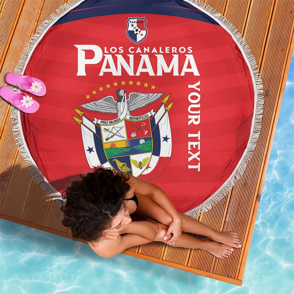 Custom Panama Football Beach Blanket Go Los Canaleros Go