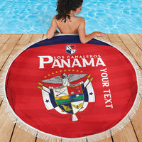 Custom Panama Football Beach Blanket Go Los Canaleros Go