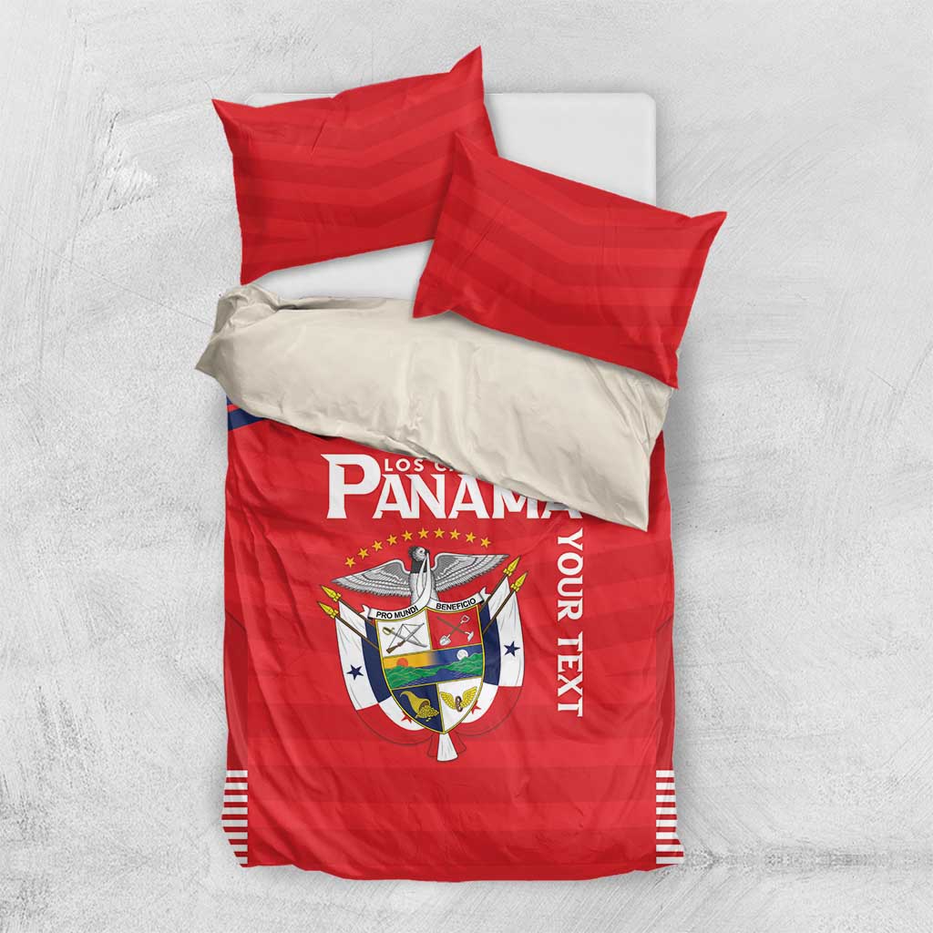 Custom Panama Football Bedding Set Go Los Canaleros Go