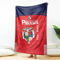 Custom Panama Football Blanket Go Los Canaleros Go