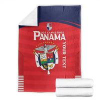 Custom Panama Football Blanket Go Los Canaleros Go