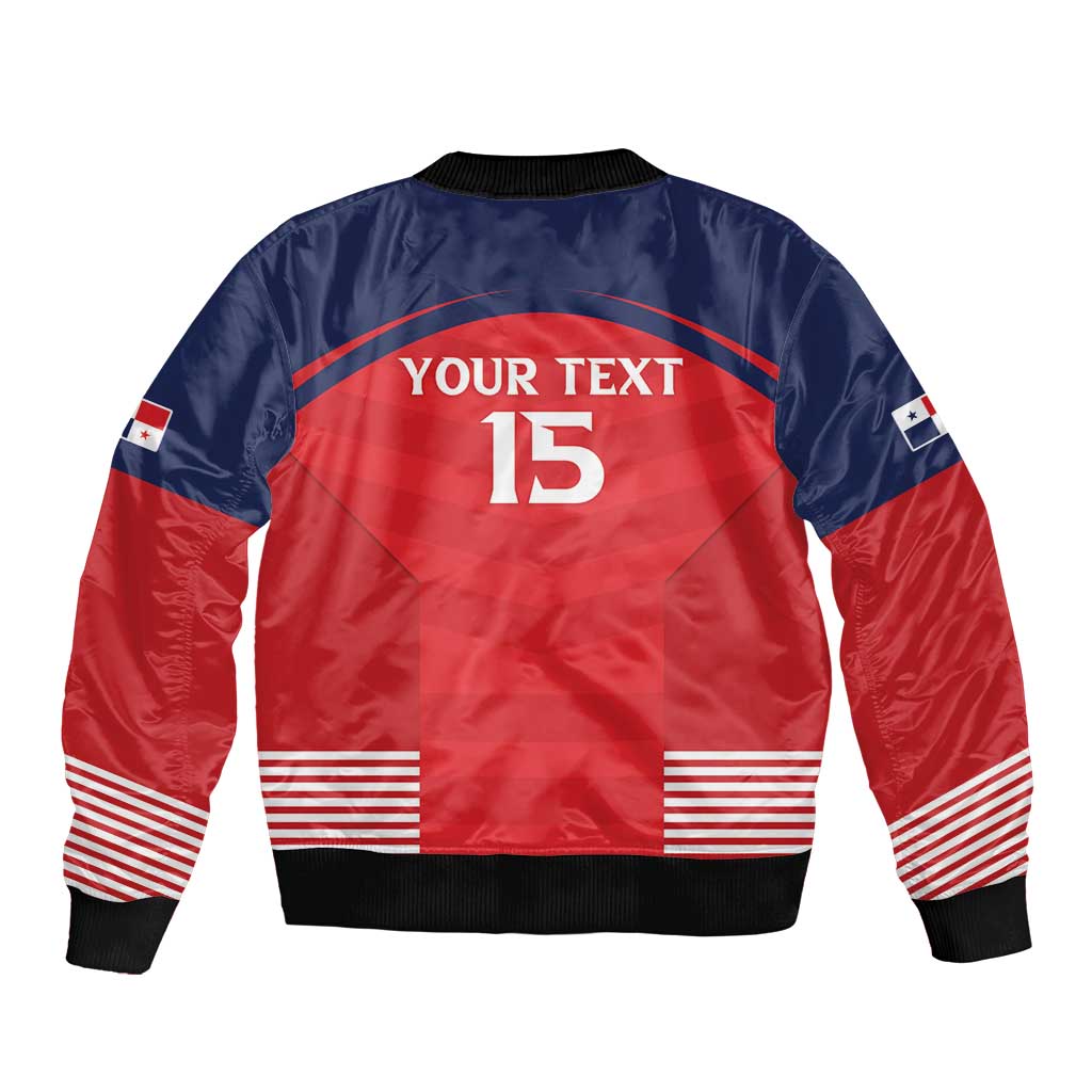 Custom Panama Football Bomber Jacket Go Los Canaleros Go