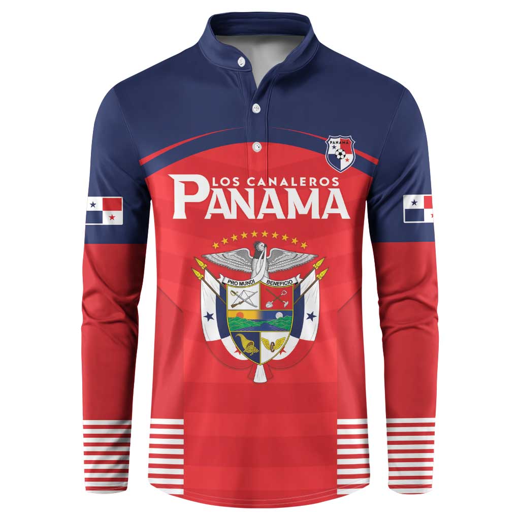 Custom Panama Football Button Sweatshirt Go Los Canaleros Go
