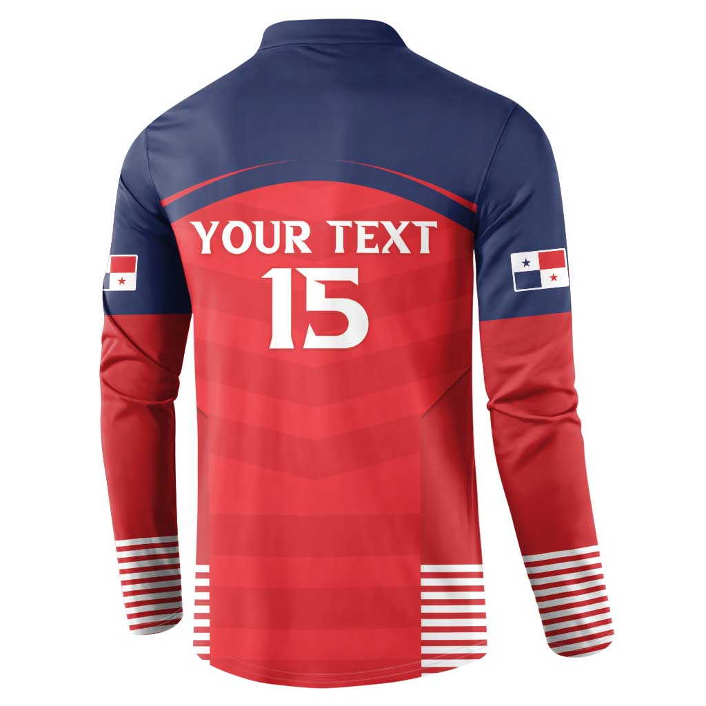 Custom Panama Football Button Sweatshirt Go Los Canaleros Go
