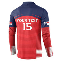 Custom Panama Football Button Sweatshirt Go Los Canaleros Go