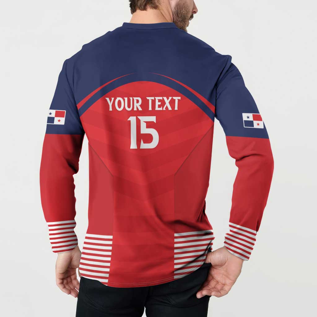 Custom Panama Football Button Sweatshirt Go Los Canaleros Go