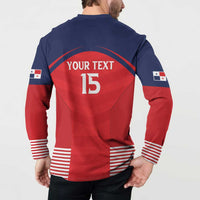 Custom Panama Football Button Sweatshirt Go Los Canaleros Go