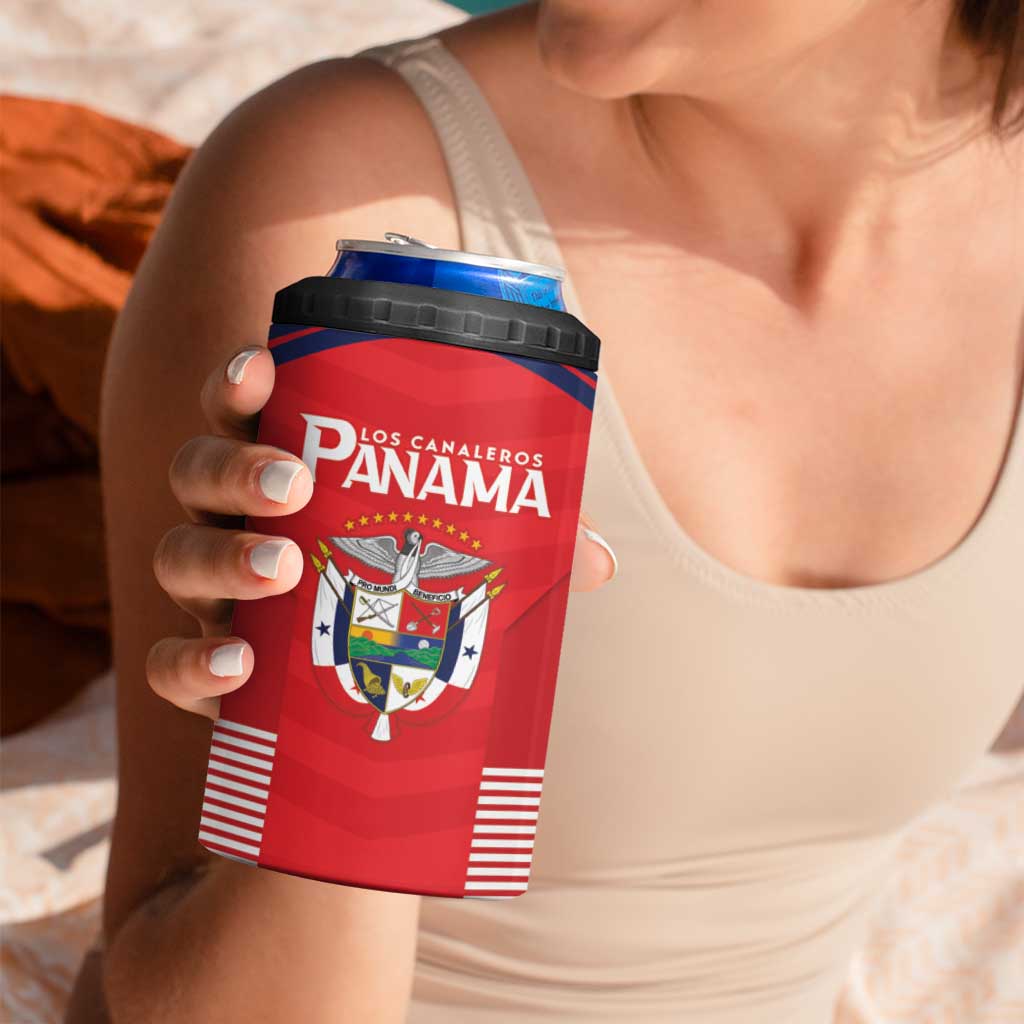 Custom Panama Football 4 in 1 Can Cooler Tumbler Go Los Canaleros Go