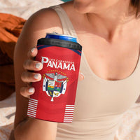 Custom Panama Football 4 in 1 Can Cooler Tumbler Go Los Canaleros Go