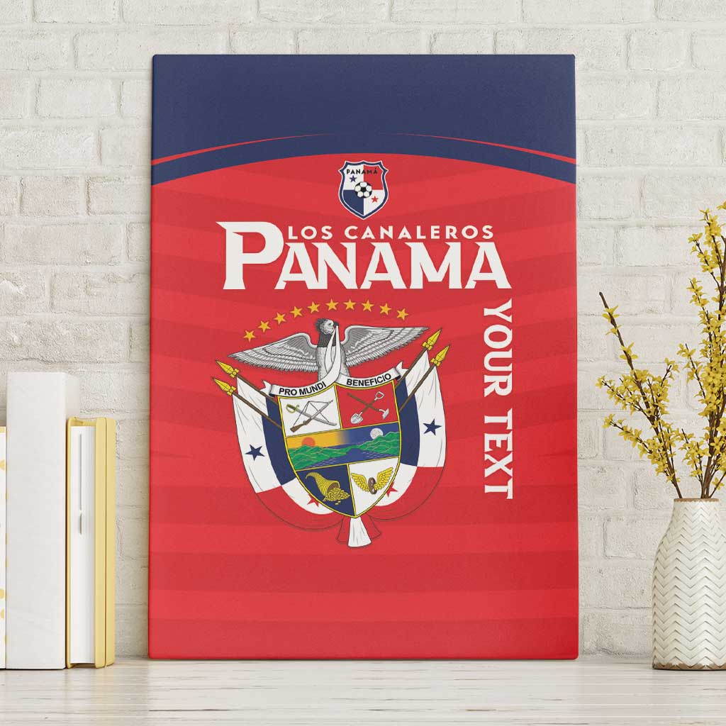 Custom Panama Football Canvas Wall Art Go Los Canaleros Go