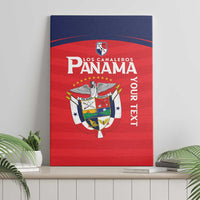 Custom Panama Football Canvas Wall Art Go Los Canaleros Go