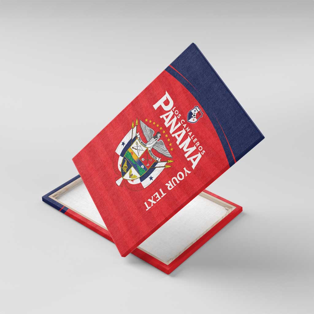 Custom Panama Football Canvas Wall Art Go Los Canaleros Go