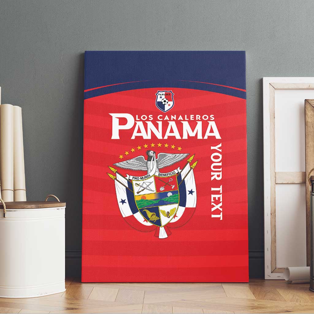 Custom Panama Football Canvas Wall Art Go Los Canaleros Go