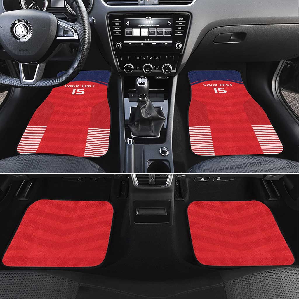 Custom Panama Football Car Mats Go Los Canaleros Go