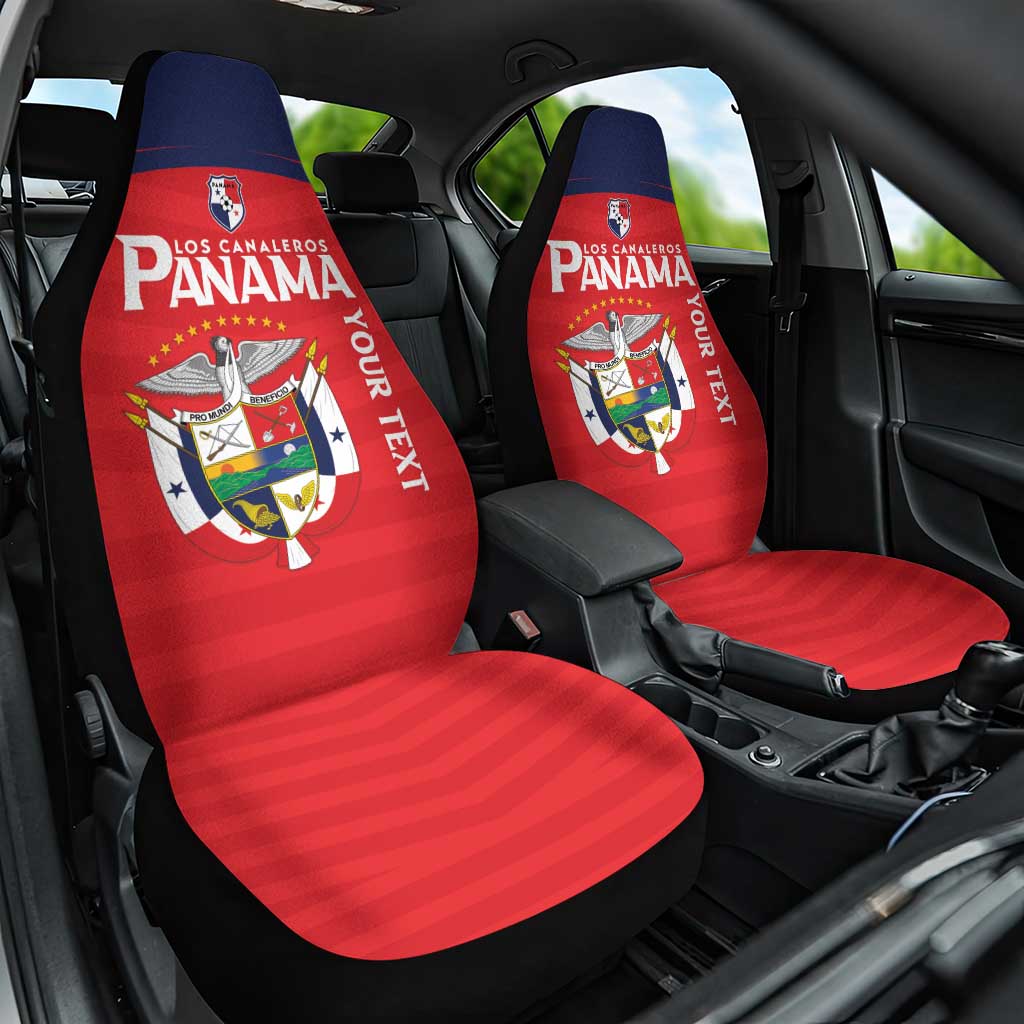 Custom Panama Football Car Seat Cover Go Los Canaleros Go
