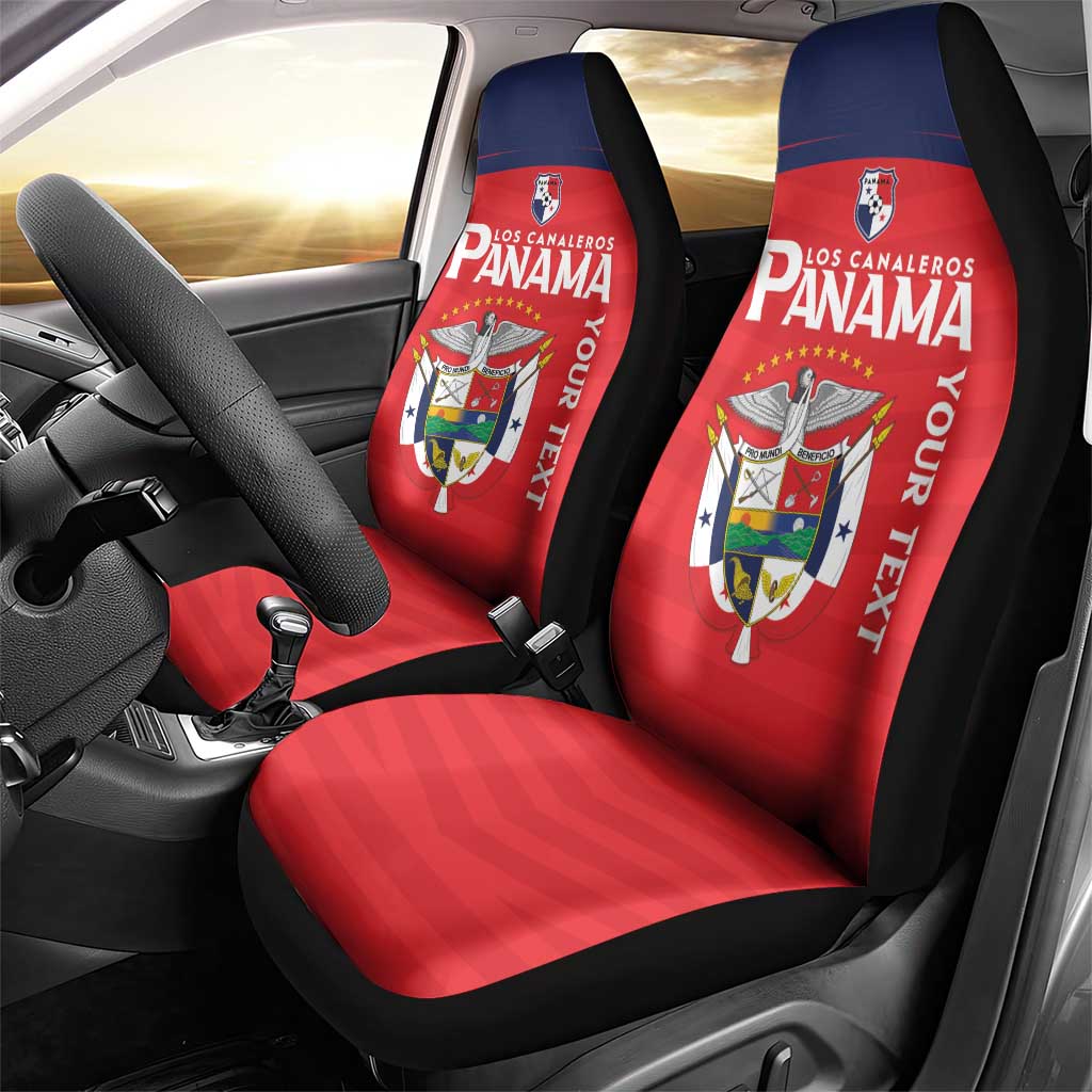 Custom Panama Football Car Seat Cover Go Los Canaleros Go