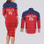 Custom Panama Football Couples Matching Long Sleeve Bodycon Dress and Long Sleeve Button Shirt Go Los Canaleros Go