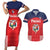 Custom Panama Football Couples Matching Short Sleeve Bodycon Dress and Hawaiian Shirt Go Los Canaleros Go