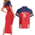 Custom Panama Football Couples Matching Short Sleeve Bodycon Dress and Hawaiian Shirt Go Los Canaleros Go