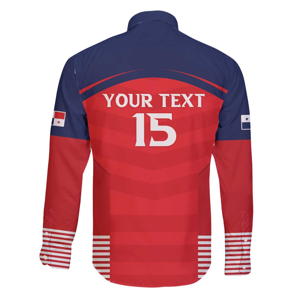 Custom Panama Football Family Matching Long Sleeve Bodycon Dress and Hawaiian Shirt Go Los Canaleros Go