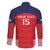 Custom Panama Football Family Matching Long Sleeve Bodycon Dress and Hawaiian Shirt Go Los Canaleros Go