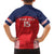 Custom Panama Football Family Matching Off Shoulder Short Dress and Hawaiian Shirt Go Los Canaleros Go