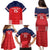 Custom Panama Football Family Matching Puletasi and Hawaiian Shirt Go Los Canaleros Go