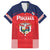 Custom Panama Football Family Matching Short Sleeve Bodycon Dress and Hawaiian Shirt Go Los Canaleros Go