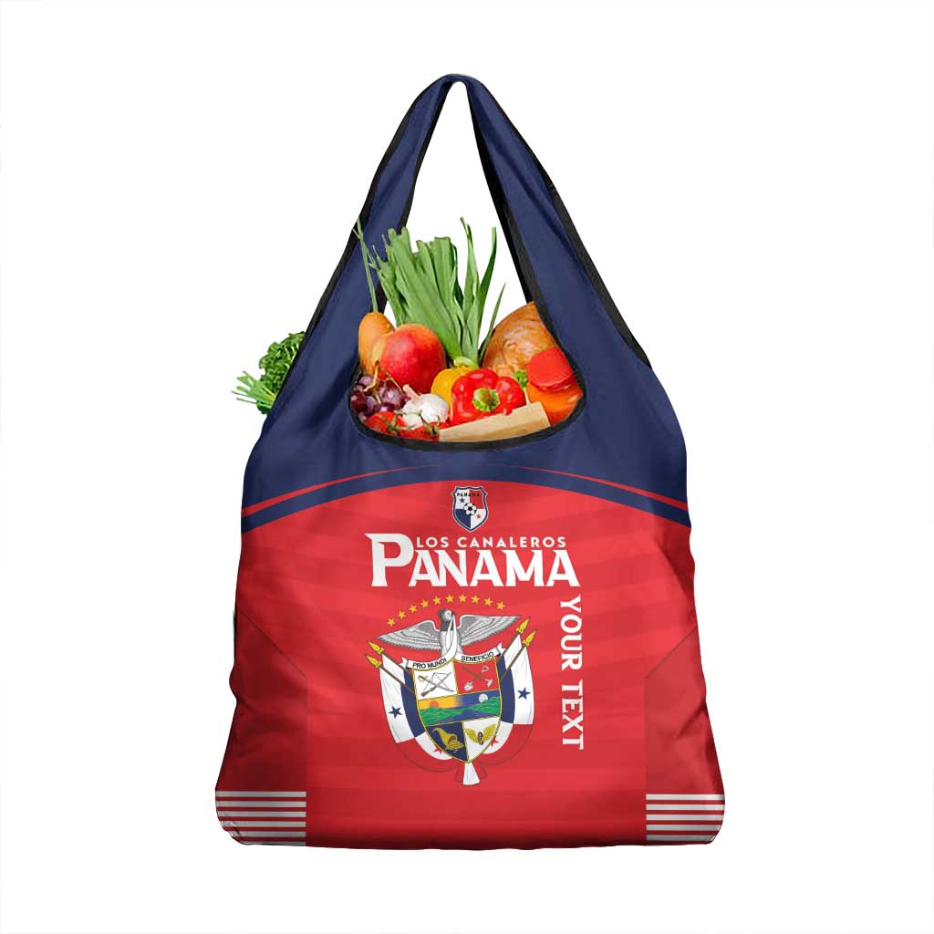 Custom Panama Football Grocery Bag Go Los Canaleros Go