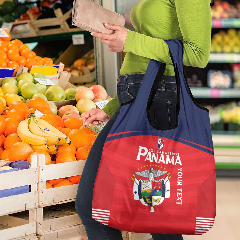 Custom Panama Football Grocery Bag Go Los Canaleros Go